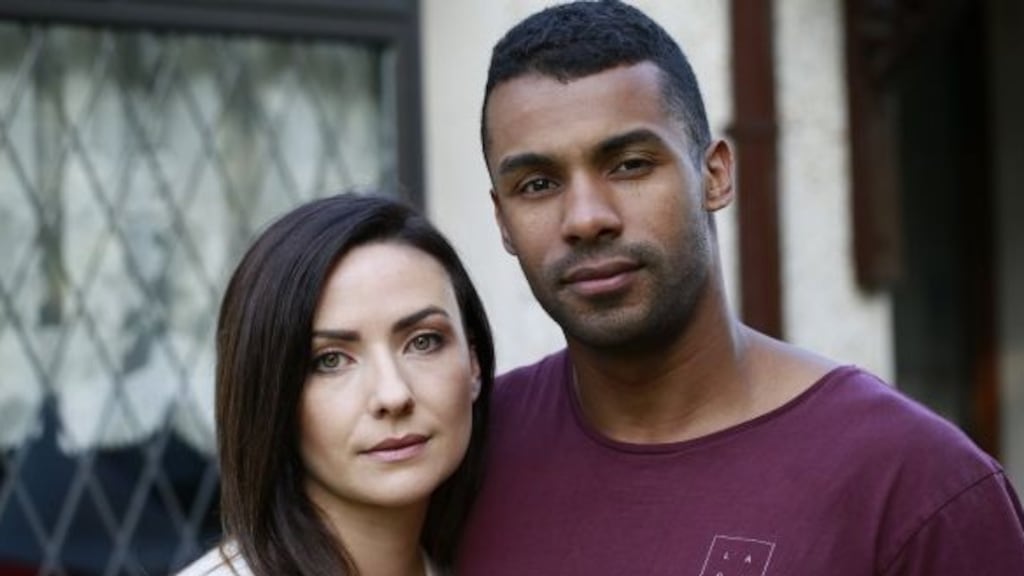 Fiona Ryan with Jon Mathis initially criticised the slow response of gardaí to their complaints of receiving online abuse. File photograph: Nick Bradshaw/The Irish Times