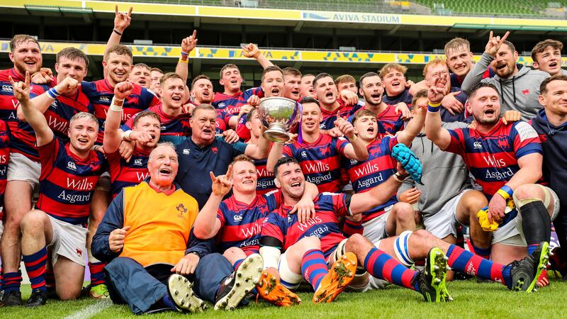 A win against Lansdowne will secure a coveted home semi-final for reigning champions Clontarf. Photograph: Ben Brady/Inpho