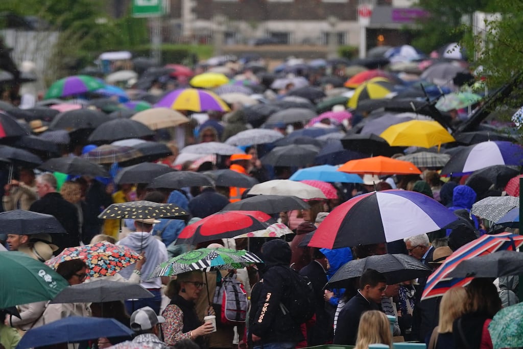 Strong winds and showers are forecast, with a yellow rain warning for Leitrim, Donegal and Sligo. Photograph: Victoria Jones/PA Wire