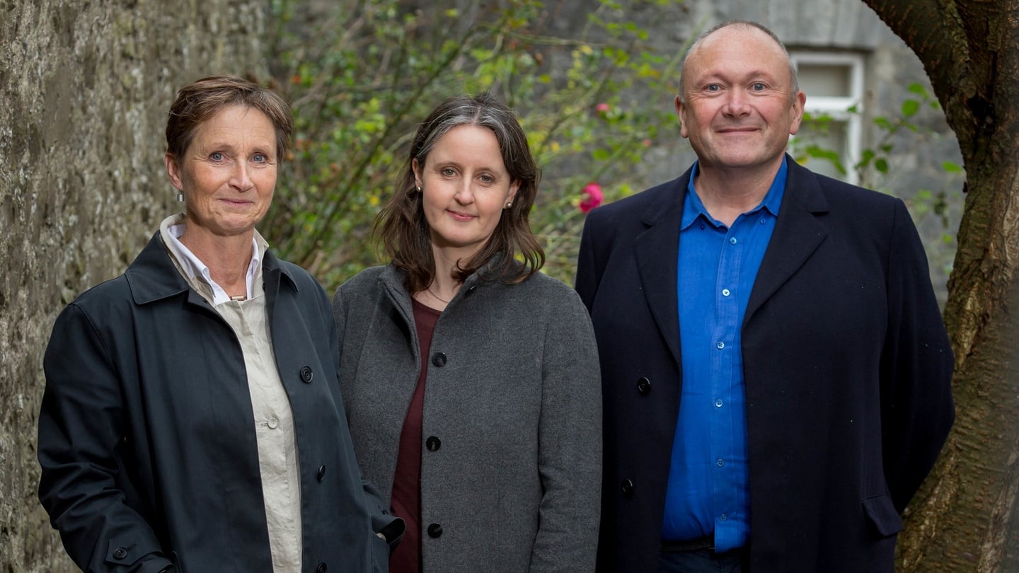 Directors of McCullough Mulvin Architects: Valerie Mulvin, Ruth O’Herlihy and Niall McCullough. Photograph: Dylan Vaughan