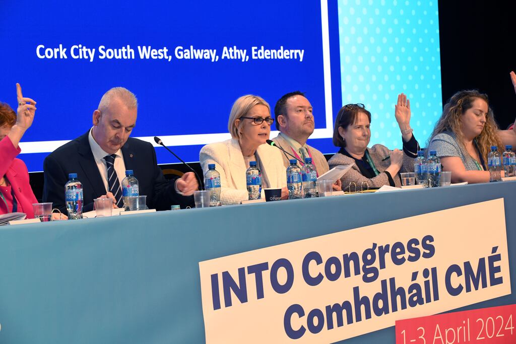 INTO delegates instructed the union to carry out a survey of primary teachers on whether faith formation should continue to take place in primary schools, and if primary schools should have secular or religious patrons. Photograph: Moya Nolan