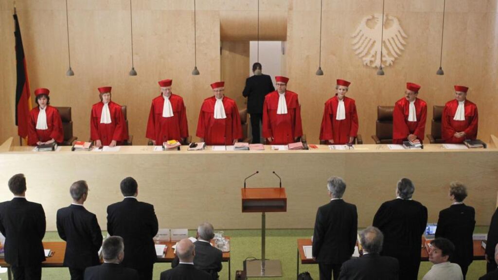 “The German Constitutional Court has raised doubts about the legality of Outright Monetary Transactions. What it has not done is say the ECB cannot do whatever it takes to save the euro.” Photograph: Reuters/Alex Domanski