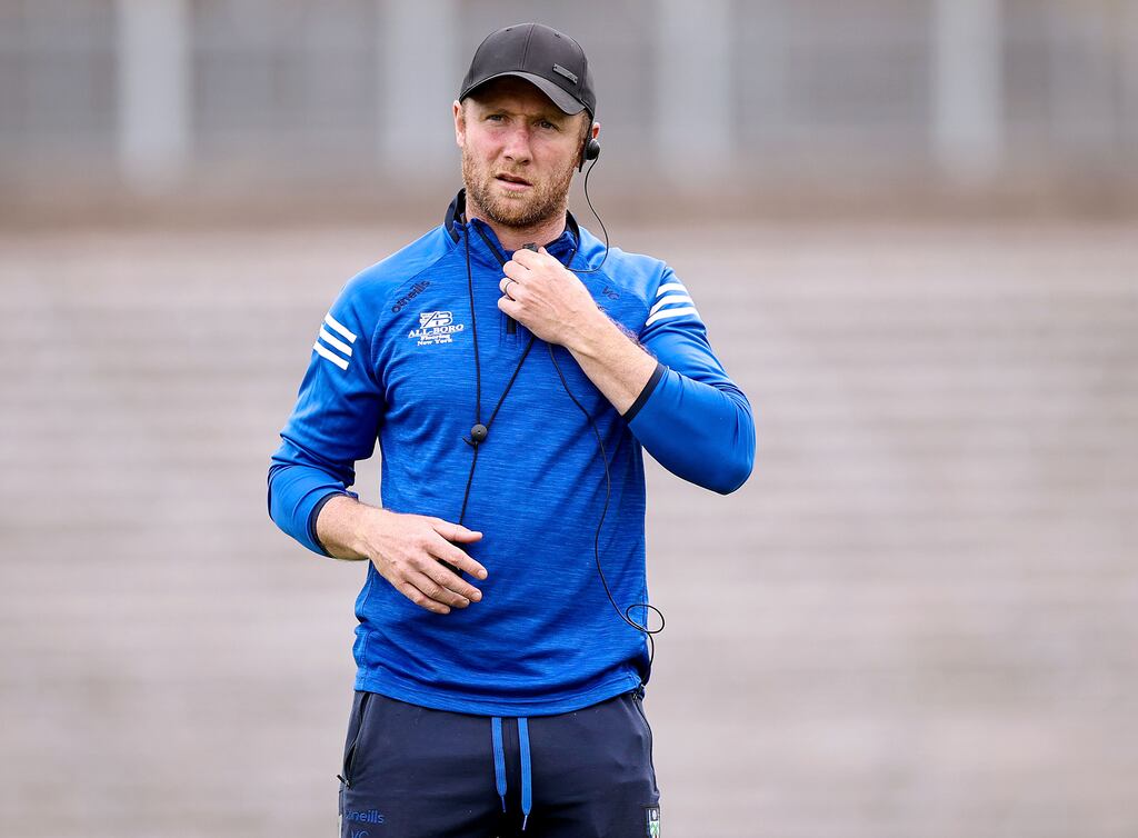 Vinny Corey: 'When I was playing with him he was one of those guys you knew would manage Monaghan in the years ahead and here he is,' says former team-mate Paul Finlay. Photograph: Tommy Dickson/Inpho