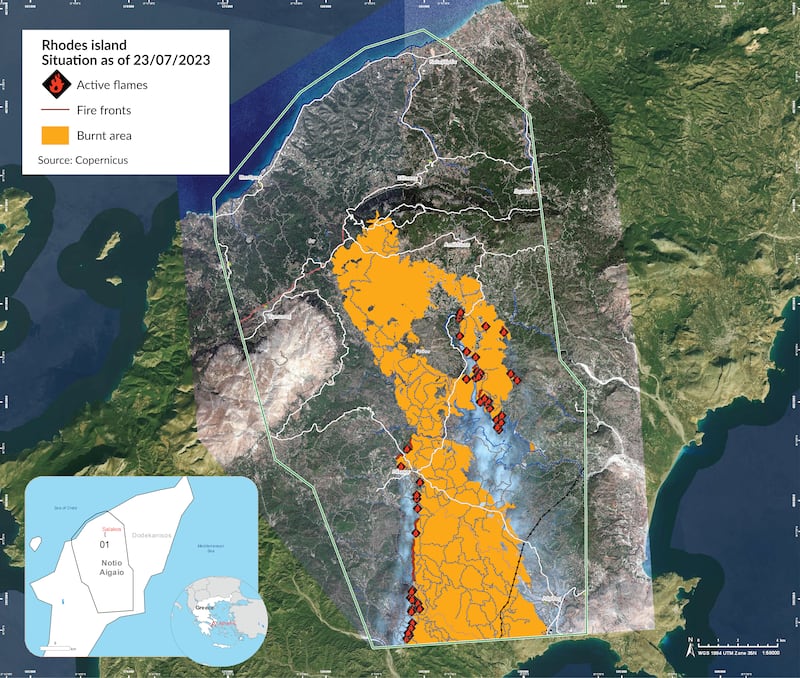 Rhodes fire 23-07-2023