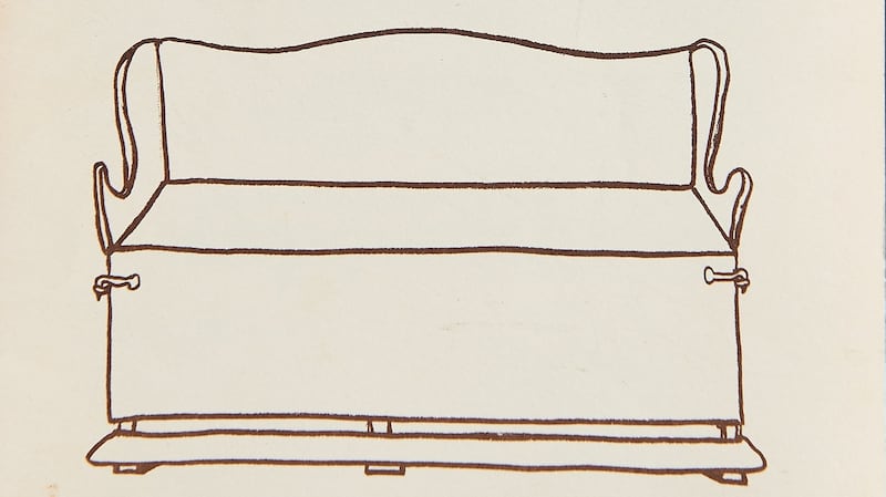 1989: The Settle Bed. Photograph: Seamus Heaney Estate