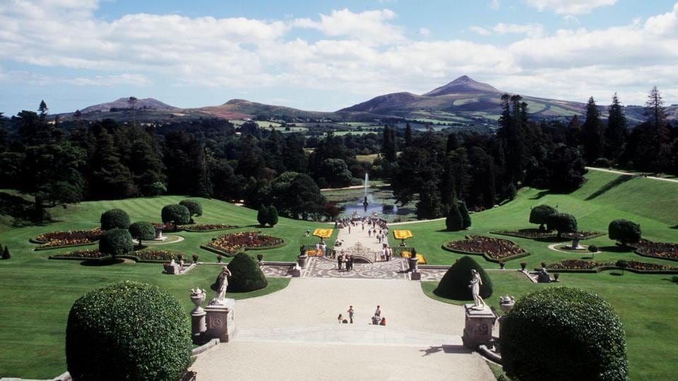 Powerscourt gardens in Co Wicklow. Photograph: Bord Failte