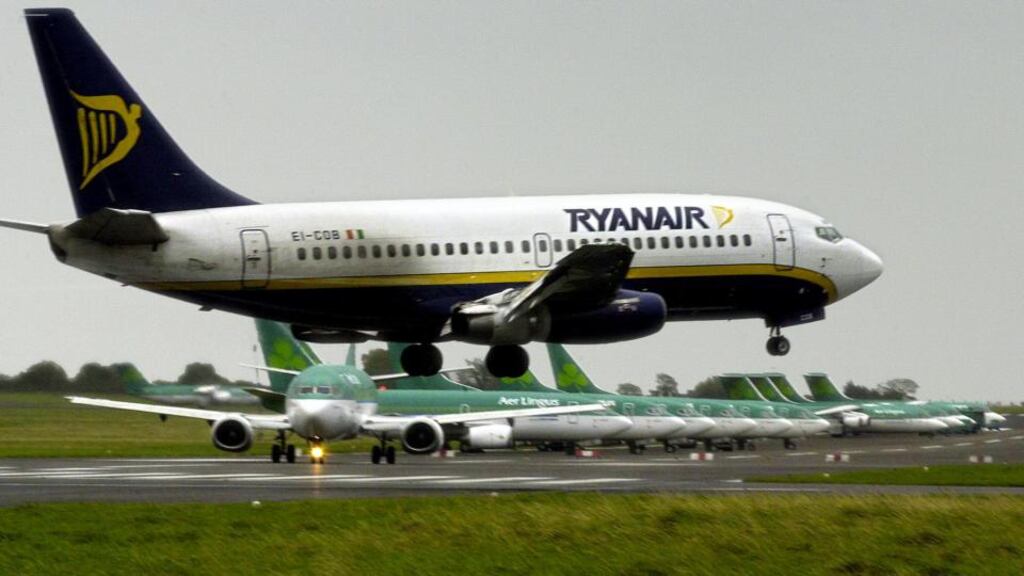 The strong recovery in air travel into Ireland continued in April. Photograph: Eric Luke