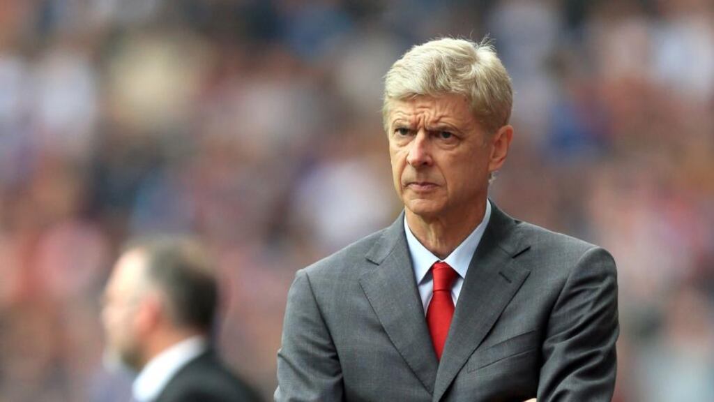 Arsene Wenger: “Do Tottenham need outside help? Certainly, yes.” Photograph: Mike Egerton/PA Wire