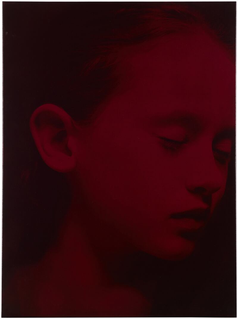 Gottfried Helnwein Red Sleep 24 (€47,394- €71,091) Sotheby’s Irish Art sale