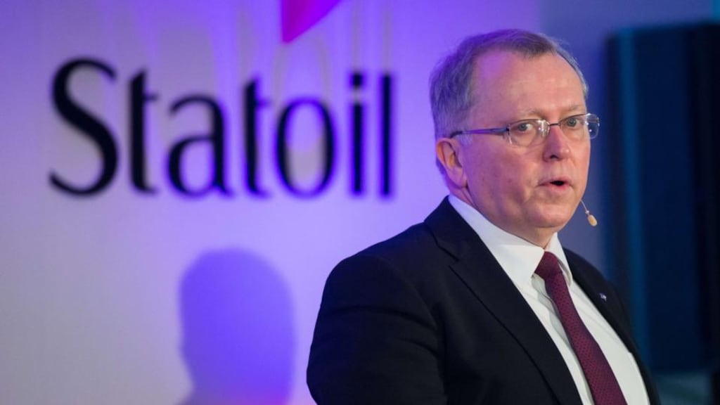 Statoil chief executive Eldar Saetre: said the company is moving ahead with projects already sanctioned. Photograph: Leon Neal/AFP/Getty Images