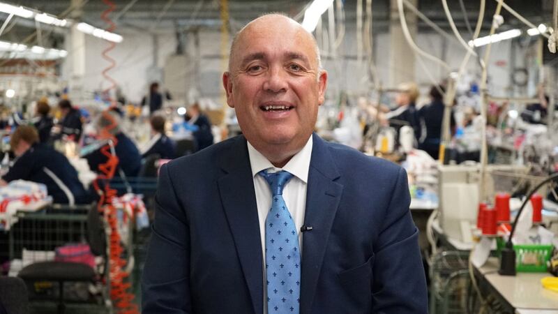 Kieran Kennedy, managing director of O’Neill’s International Sportswear in Strabane. Photograph: Enda O’Dowd