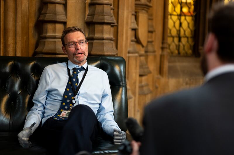 Craig Mackinlay asked Rishi Sunak whether more could be done in the NHS to raise awareness of the early signs of sepsis. Photograph: Jordan Pettitt/PA Wire