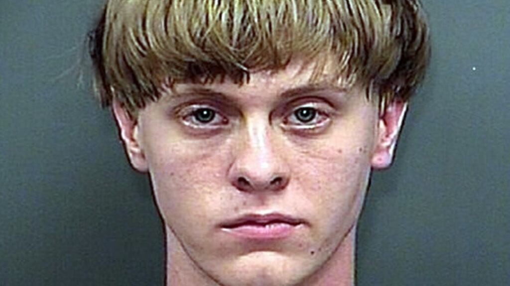 Charleston county sheriff booking photo of suspect Dylann Roof following a fatal gun attack on a church in South Carolina. File photograph: Charleston county sheriff/AFP/Getty Images