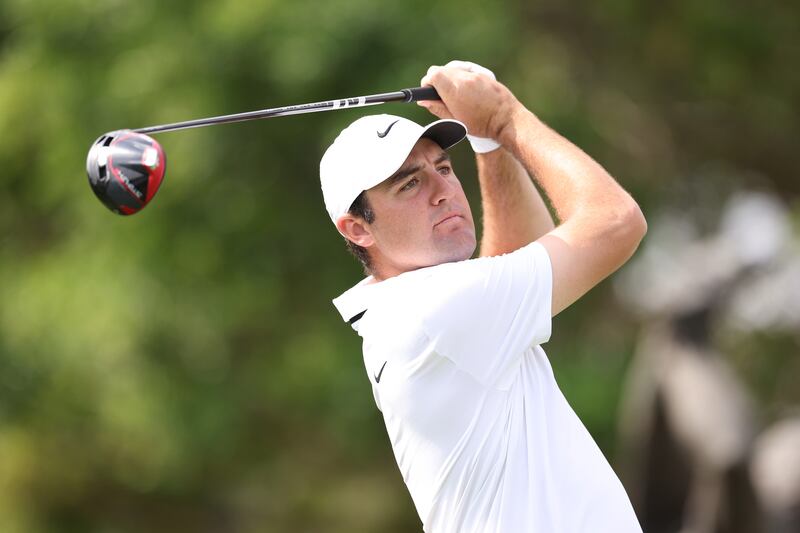Scottie Scheffler of the USA during a practice round prior to the Arnold Palmer Invitational in Orlando, Florida on Tuesday. Photograph: Richard Heathcote/Getty Images