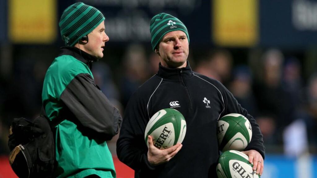Under-20 Six Nations Championship head coach Nigel Carolan. Photograph: Ryan Byrne/INPHO