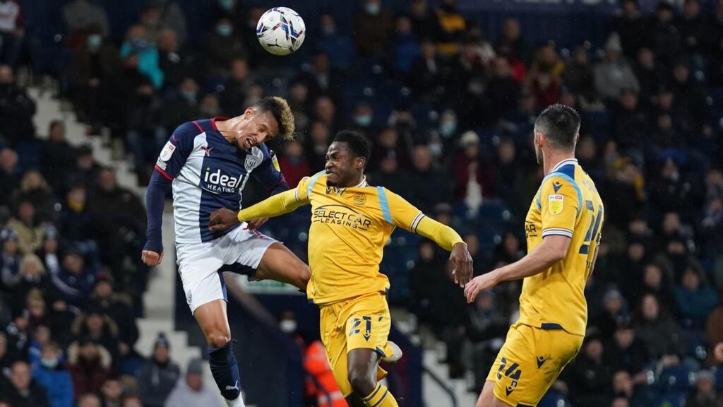 Callum Robinson scored West Brom’s winner against Reading. Photograph: Tim Goode/PA