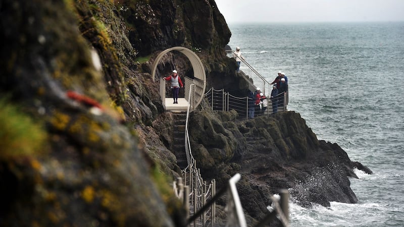 Gobbins cliff path: walking here is an adventure; highlights include the bridges over the North Channel, an eerie tunnel and the caves that were once home to smugglers