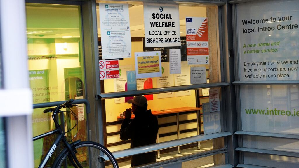 A social welfare office in Dublin. Photograph: Eric Luke/The Irish Times