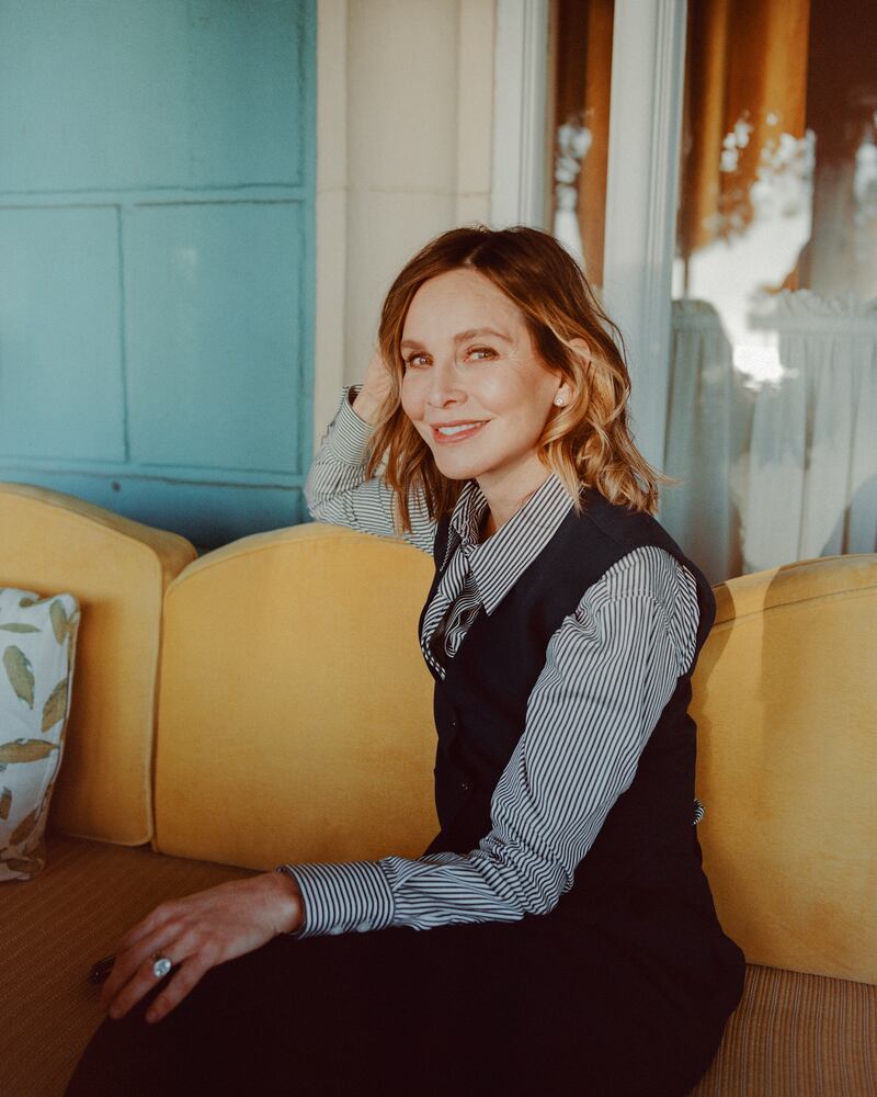 Calista Flockhart, who shot to mega-stardom in the late 1990s as Ally McBeal, has returned to television to play Lee Radziwill in Feud: Capote vs. the Swans. Photograph: Ryan Pfluger/The New York Times