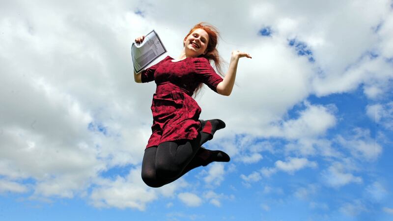 Lucy Prendeville of Tullamore, Co Offaly, who got eight A1s in the Leaving Cert in 2015. Photograph: James Flynn/APX