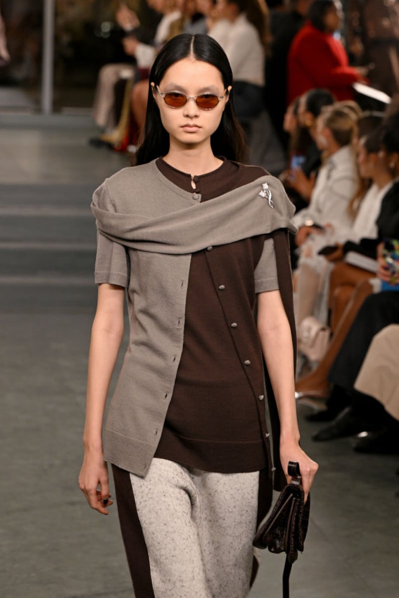 Tory Burch autumn/winter 2025 during New York Fashion Week at MOMA. Photograph: Slaven Vlasic/Getty Images for Tory Burch