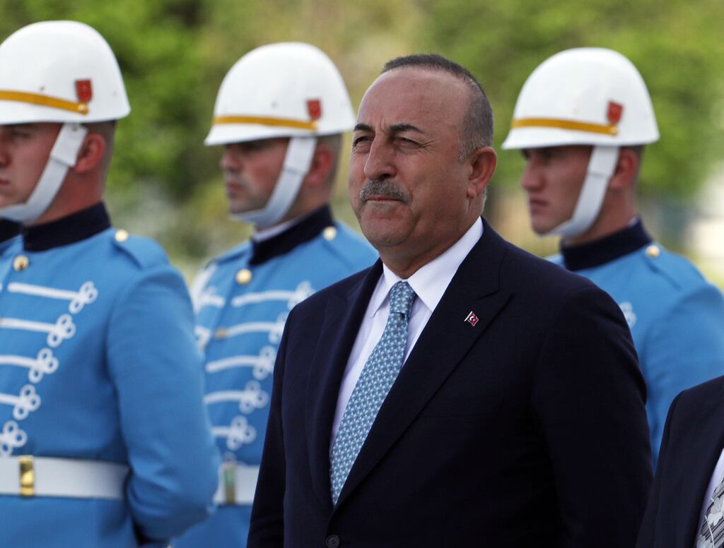 Turkish foreign minister Mevlüt Çavuşoğlu sent a letter to the United Nations requesting the change. Photograph: Burhan Ozbilici/AP