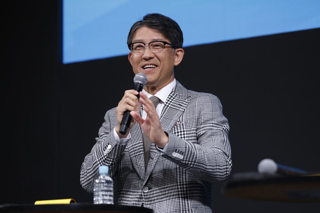 Koji Sato, chief executive officer of Toyota. Photograph: Kiyoshi Ota/Bloomberg