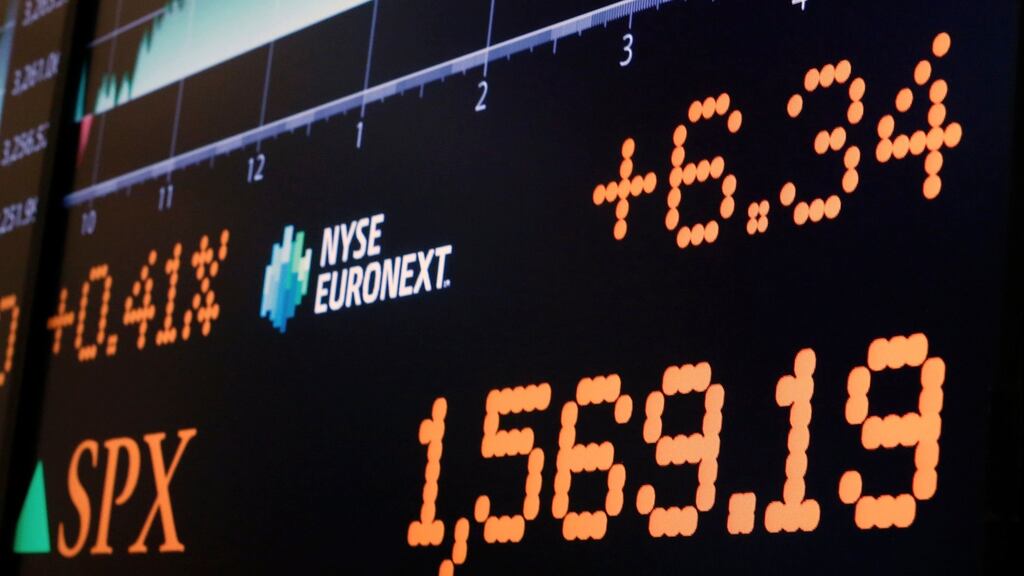 Wall Street’s main indexes fell on Wednesday as a surge in US consumer prices last month deepened fears that high inflation is here to stay. Photograph: Brendan McDermid/Reuters