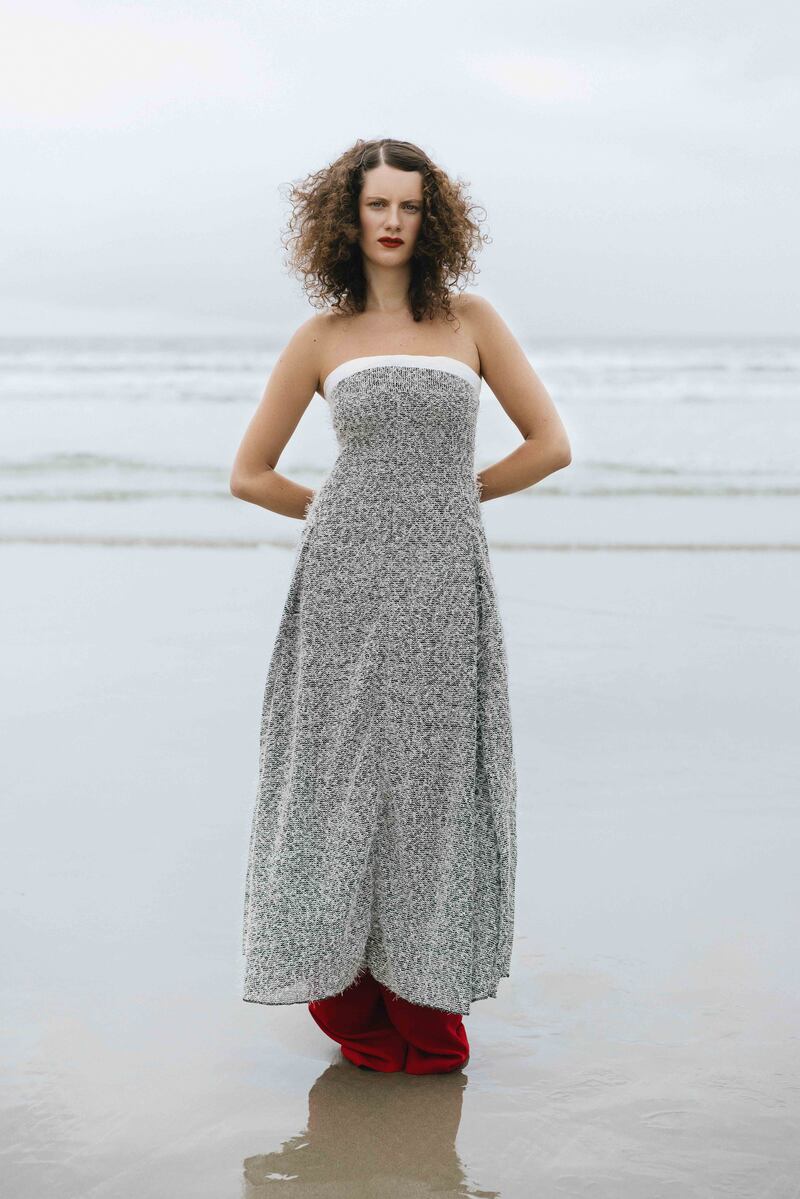 Dress by Tadhg James, NCAD graduate. Photograph: Chloe Aillud