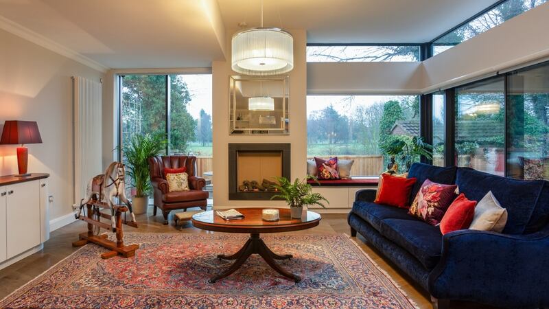 A sleek addition to a Dublin red brick