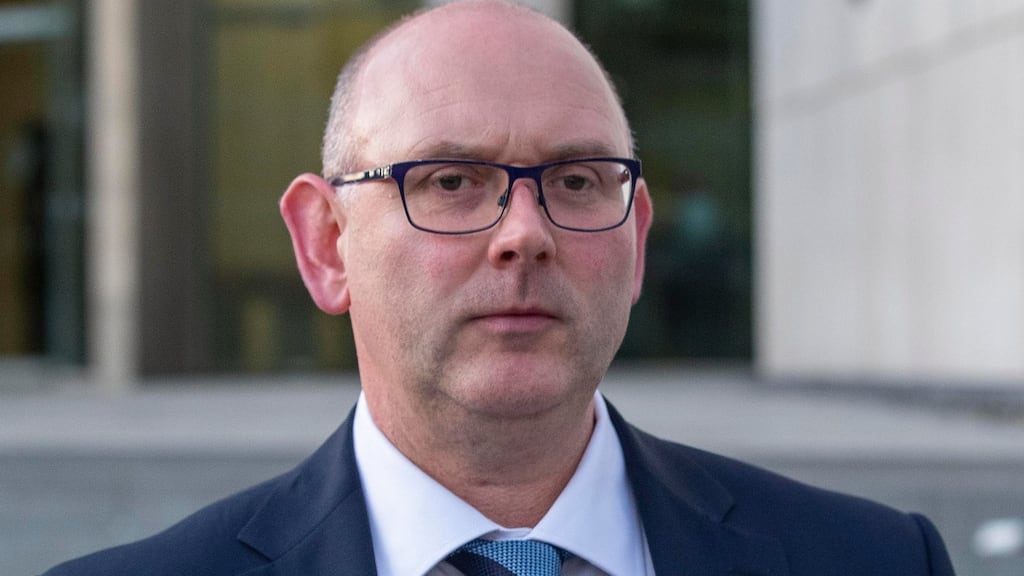 Garda Sean Lucey: denies assaulting an RTÉ cameraman. Photograph: Collins Courts