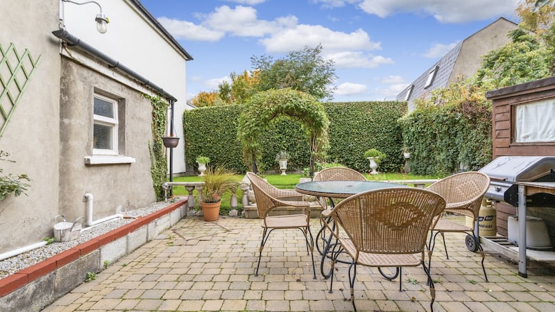 The private back garden