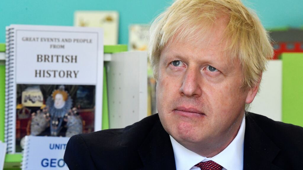 UK prime minister Boris Johnson has warned that the UK ‘will not accept a Northern Ireland only backstop’. Photograph: Getty