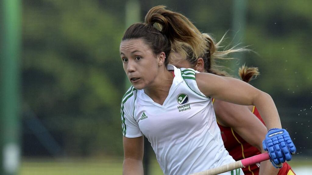 Anna O’Flanagan: scored against Pegasus with just seven minutes remaining. Photograph: Rowland White/Inpho/Presseye