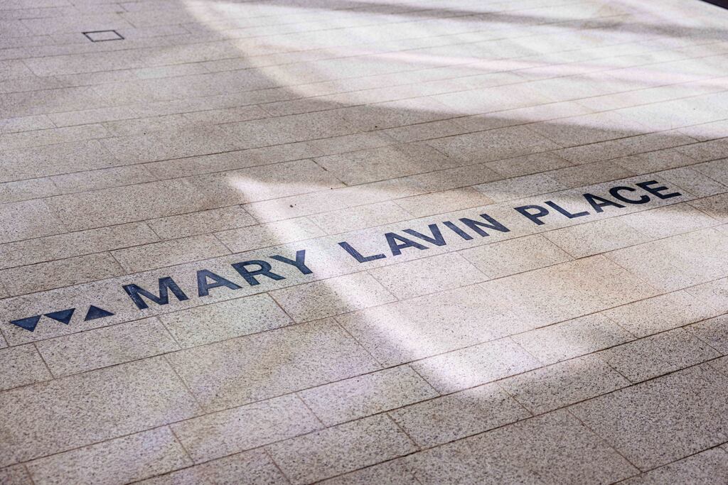 Mary Lavin Place will be publicly unveiled today in Dublin.