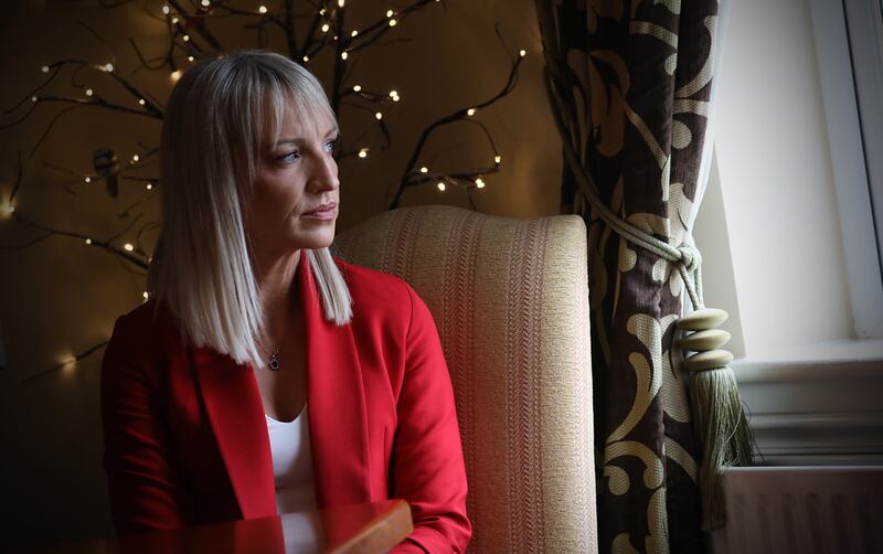 Jacqueline Connolly, now 44, believes childhood trauma shapes much of our adult life. Photograph: Lorraine Teevan
