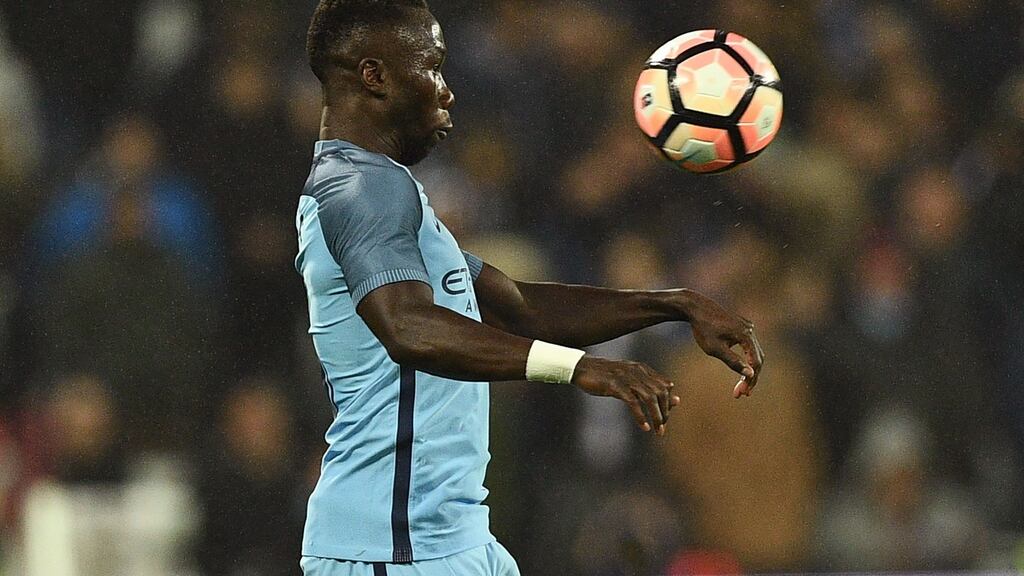 Manchester City’s Bacary Sagna has been fined for a social media post made earlier this month. Photograph: Getty Images