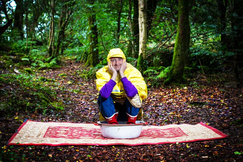 In Grand Soft Day, Branar celebrate the surprises of a rainy day with a non-verbal piece of physical storytelling. Photograph: Anita Murphy