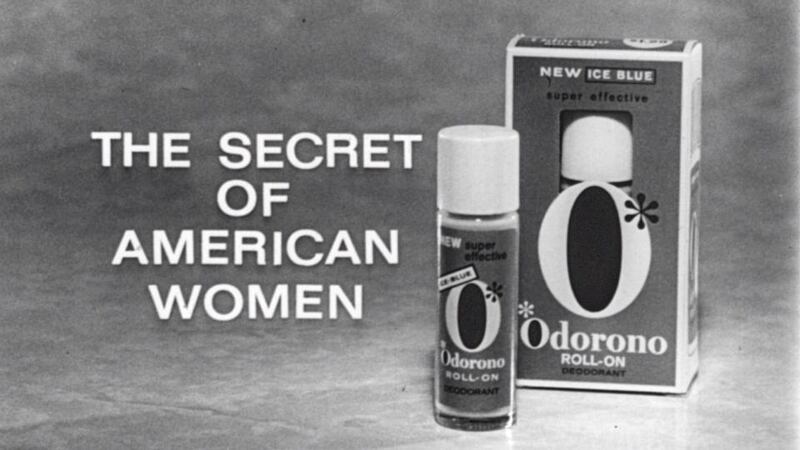 Irish Film Archive still from Adorono advertisement.