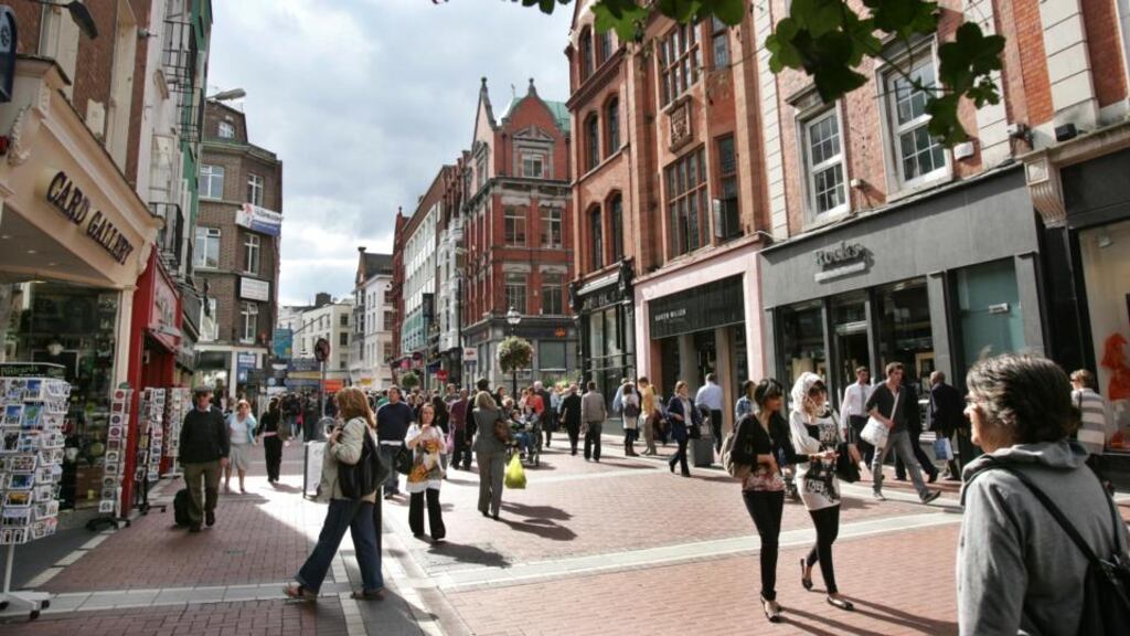 Grafton Street Dublin: JLL says the findings means that Dublin is one of the fastest-changing cities in the world. Photograph: Matt Kavanagh