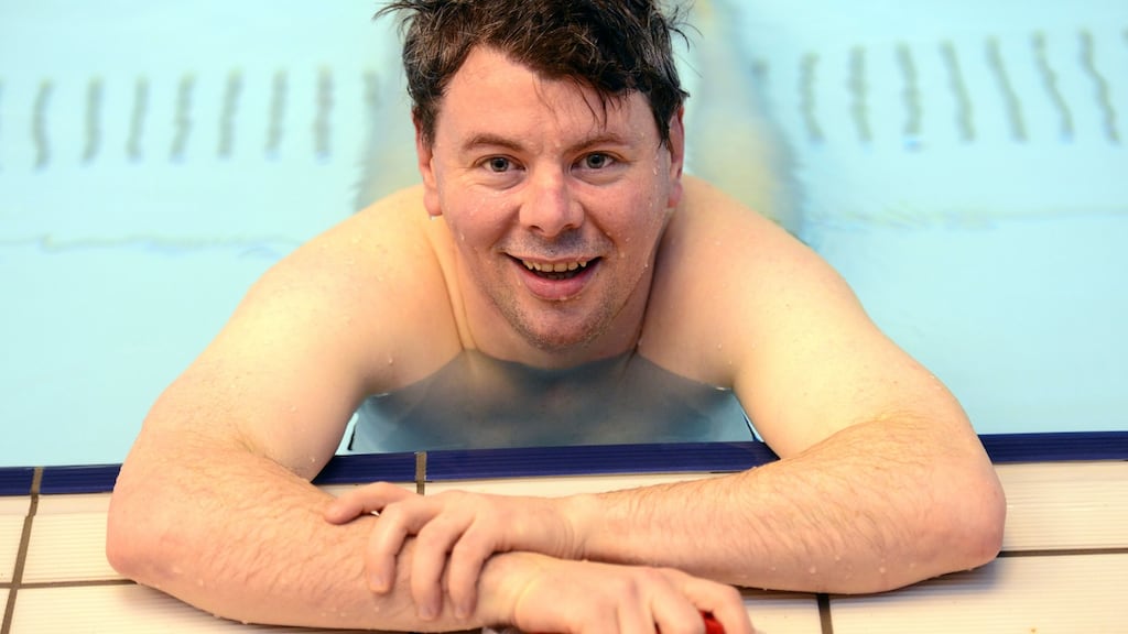 “At the start I could not-drown for a length. Two lengths, tops,” Malachy Clerkin wistfully recalls. Photograph: Dara Mac Donaill