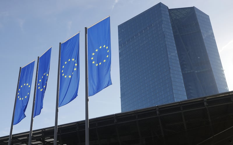 An exterior view of the European Central Bank in Frankfurt. Photograph: EPA