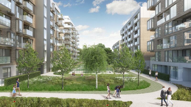 CGI of proposed development: Murray Consultants