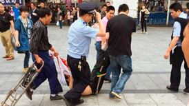Attackers injure six in knife attack at Chinese train station