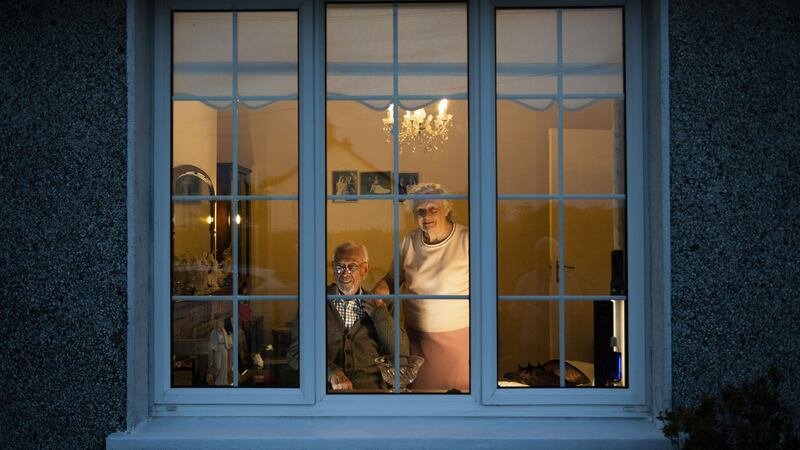 Una is an accomplished artist and John proudly showed me some of her finest paintings. However, it was John who knew exactly how he’d like this photo composed. When I arrived, the chair was in place already and the lighting was set just right. ‘I’m going to sit here, like this, and Una will have her hand on my shoulder, just like they did in those old Victorian photos.’ Photograph: Ruth Medjber