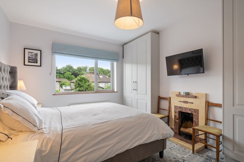 The property has four bedrooms