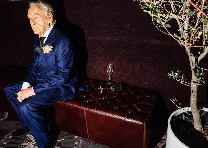 Jerzy Skolimowski, the director of EO, taking a break at the event. Photograph: Sinna Nasseri/The New York Times