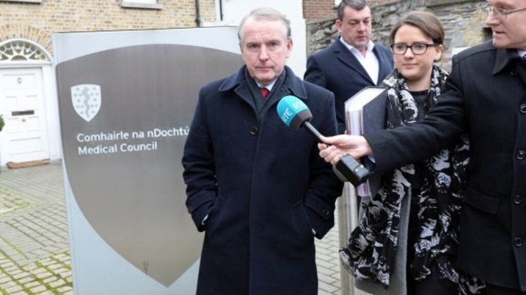 Dr James Peter Cassidy at a Medical Council hearing in 2016. Photograph: Eric Luke/The Irish Times
