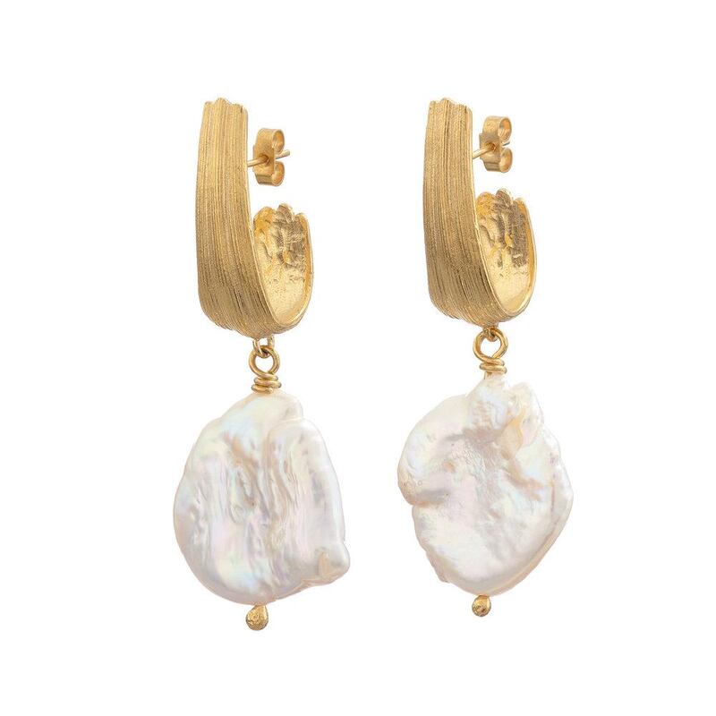 Pearl earrings, €130, Inner Island, Arnotts
