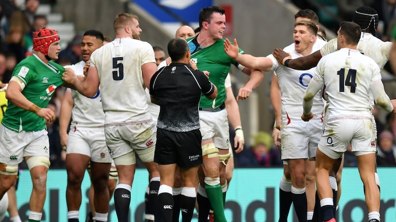 James Ryan delivered another tireless performance as Ireland were beaten in London. Photograph: Dan Mullan/Getty